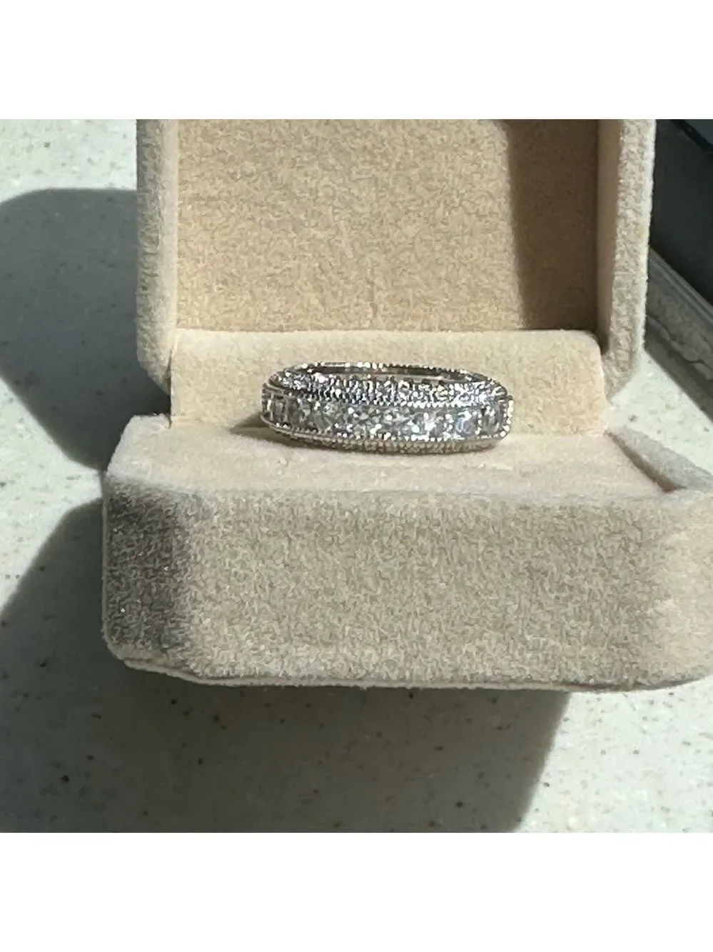 WEDDING BRIDAL ENGAGEMENT RING - Picture 7 of 7